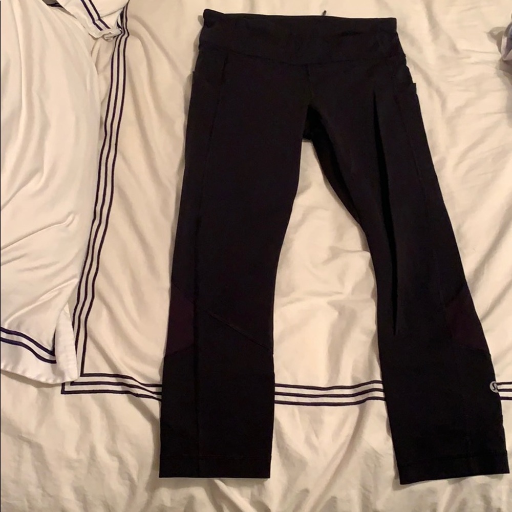 Lulu Lemon Black Highwaisted Leggings